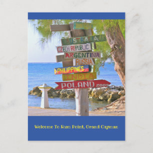 vykort/Välkommen till Rum Point, Grand Cayman Vykort