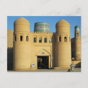 vykort Väster i Khiva, Uzbekistan