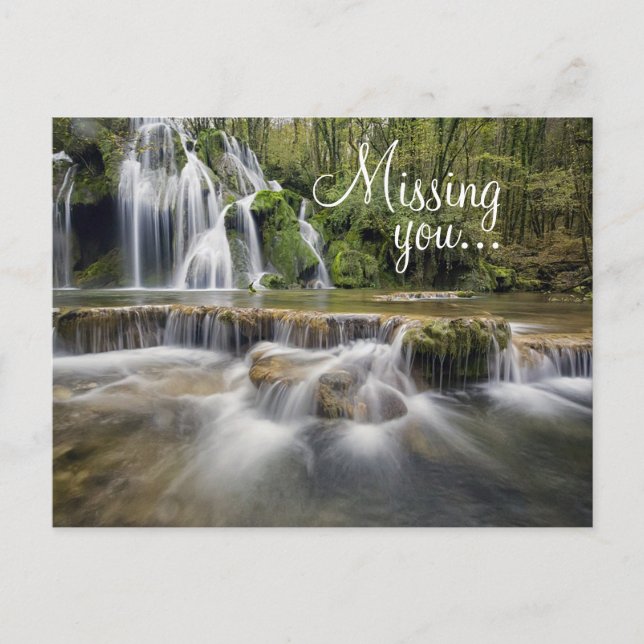 vykort/vattenfall vykort (Framsida)