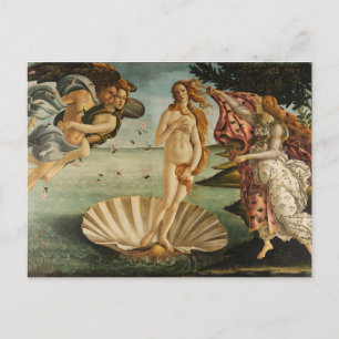 Vykort Venus Sandro Botticellis födelse