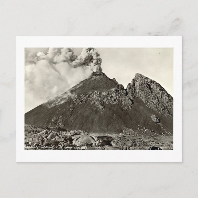 vykort, Vesuvius centrala del Vykort (Framsida)