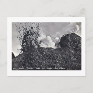 vykort, Vesuvius Erupting Vykort
