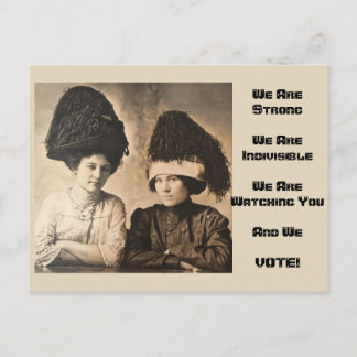 Vykort: Vi är starka, vi är osynliga Vykort