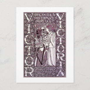 vykort: Victor, Victoria Bicycles - Will Bradley Vykort