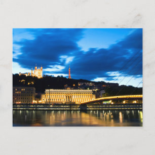 vykort Vieux Lyon, Rhône-Alpes, Frankrike