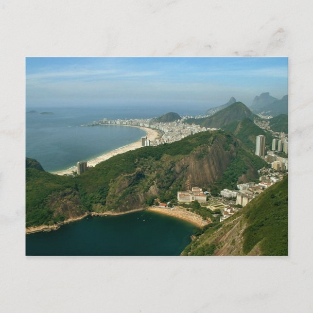 vykort "View from Sugar Loaf, Rio de Janeiro" (Framsida)