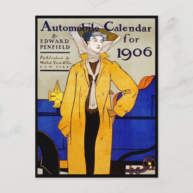 vykort: Vintage - Automatisk kalender - Penfield Vykort (Framsida)