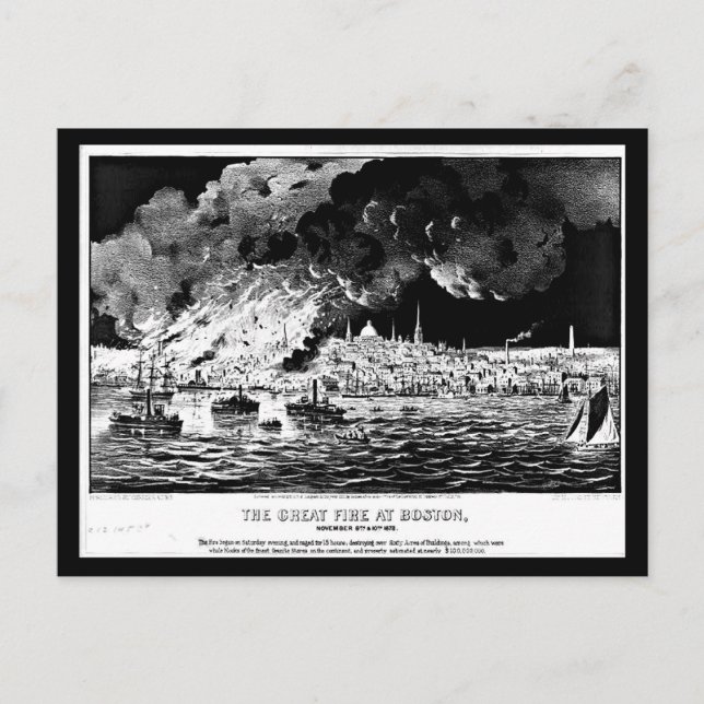 vykort-Vintage Boston Art-14 Vykort (Framsida)