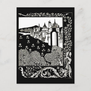 vykort-Vintage Illustration-Aubrey Beardsley 19 Vykort