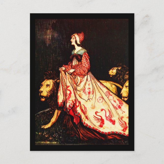 vykort-Vintage Illustration-Rackham 19 Vykort (Framsida)