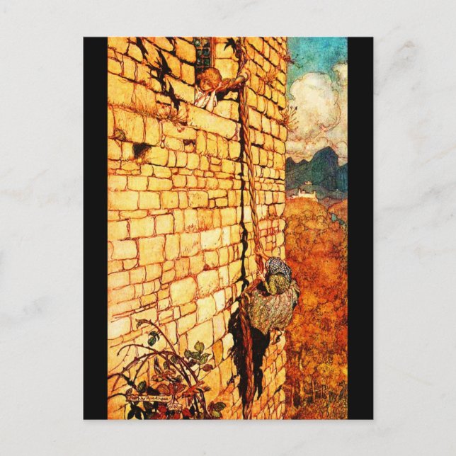 vykort-Vintage Illustration-Rackham 20 Vykort (Framsida)