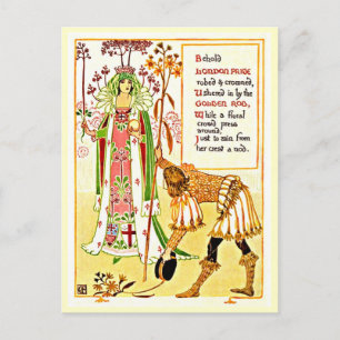 vykort-Vintage Illustration-Walter Crane 10 Vykort
