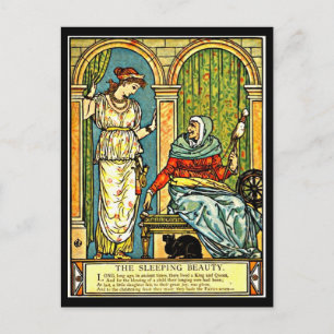 vykort-Vintage Illustration-Walter Crane 12 Vykort