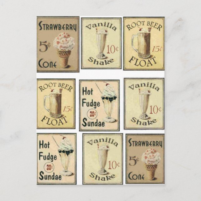 vykort, vintage vykort (Framsida)
