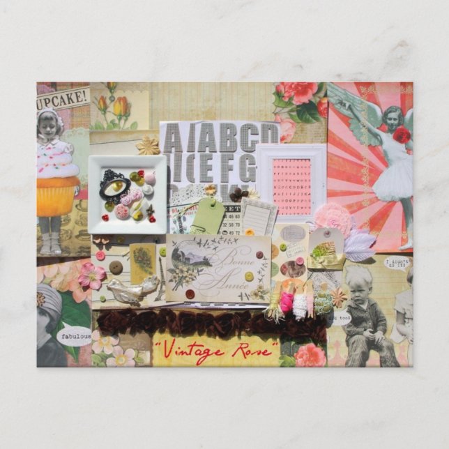 vykort, vintage vykort (Framsida)