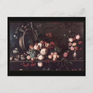 Vykort Vintagekonst Stilleben Blommor