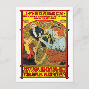 Vykort: Vintagens cykelreklamkonst Vykort