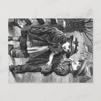 Vykort - vintagevinterplats