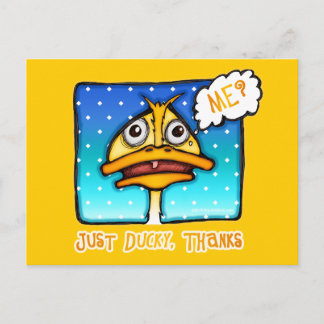 vykort, vykort - tack bara DUCKY