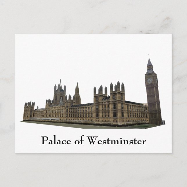 vykort: Westminsters palats Vykort (Framsida)