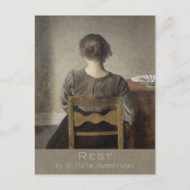 Vykort Wilhelm Hammershøi Rest CC0692