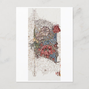 VYKORT: WILLIAM MORRIS: VILD TULPAN VYKORT