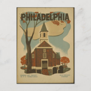 vykort-WPA-Philadelphia Vykort