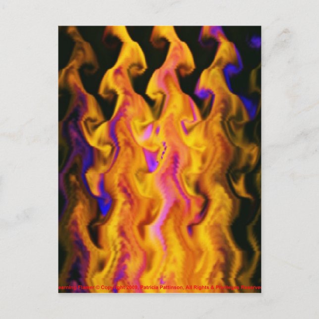 vykort - Yearning Flame (Framsida)