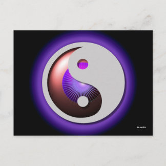 vykort YinYang Design