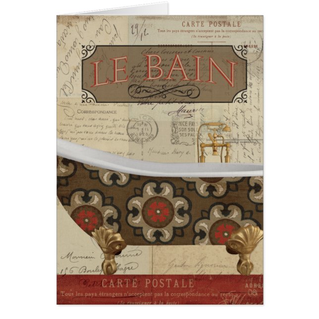 Vykortbad Hälsningskort (Framsidan)