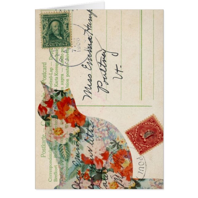 Vykortbaksida 7 hälsningskort (Framsidan)