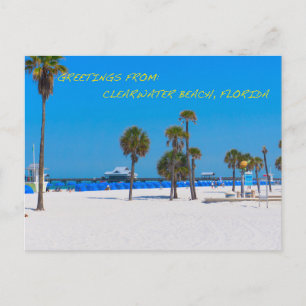 VykortClearwater strand Florida Vykort