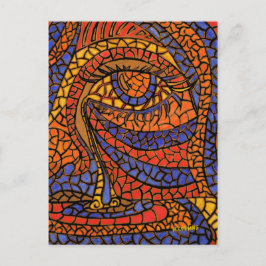 Vykortet för revaabstraktkonst vykort