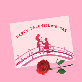 vykortet för Valentines kärlek Helg Vykort