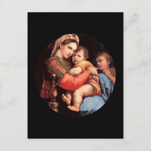 vykortet Madonna och Child Vykort