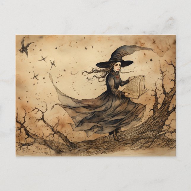 vykortet Witch Vykort (Framsida)