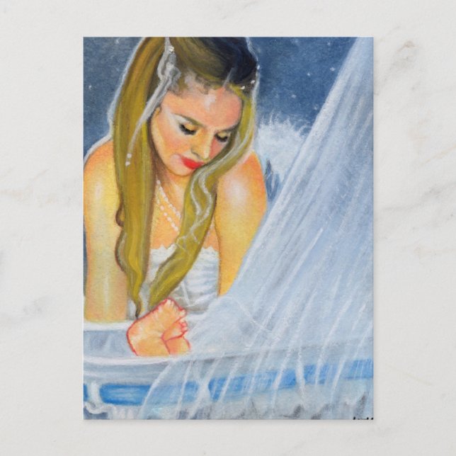 Vykortets vagga i Kärlek Vykort (Framsida)