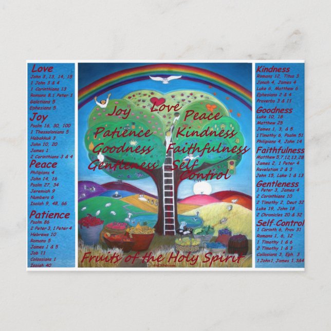 Vykortfrukter av anden vykort (Framsida)