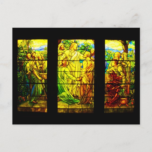 Vykortsfärgat glas-Tiffany 8 Vykort (Framsida)