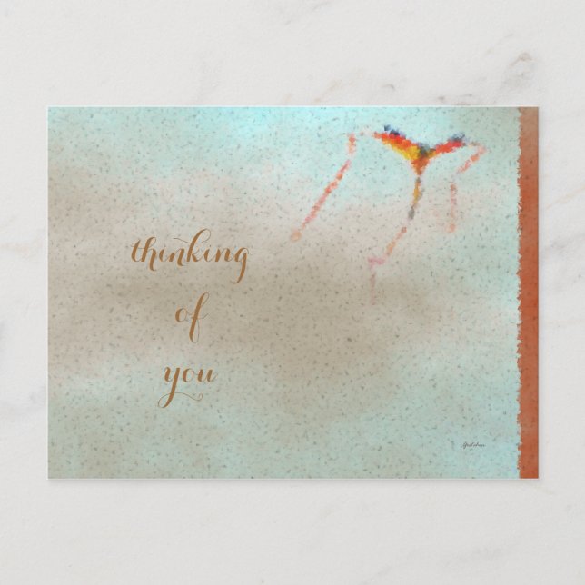 Vykortstänkande av dig vykort (Framsida)