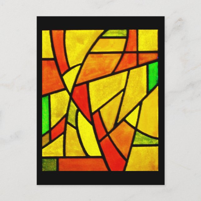 Vykortstensat glas-10 vykort (Framsida)