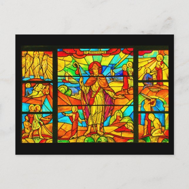 Vykortstensat glas-15 vykort (Framsida)