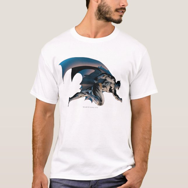 Vyn Batman Leaping Side T Shirt (Framsida)