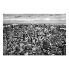 Vyn Black and White Manhattan Fototryck