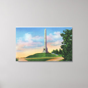 Vyn för Newton Battlefield Park Canvastryck