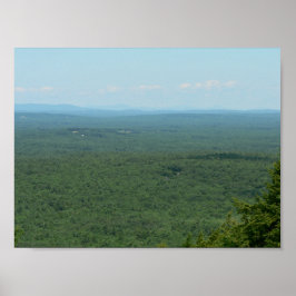 Vyn från Mount Agamlockus, Maine Poster