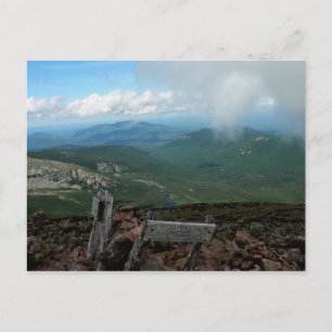 Vyn från Pamola Peak, Baxter State Park, ME Vykort