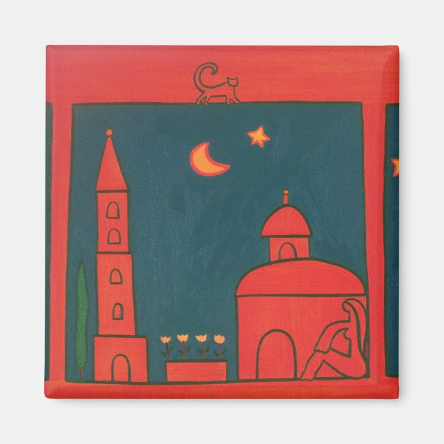 Vyn från Santo Spirito 2002 Magnet (Framsidan)
