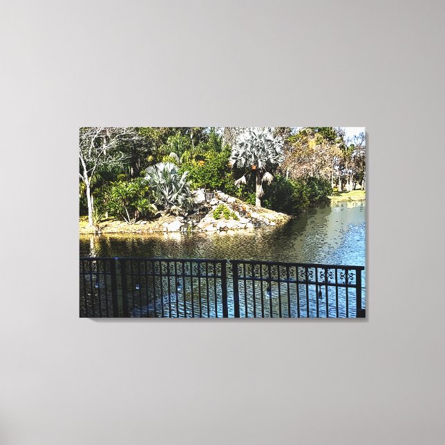 Vyn i Ponte Vedra Florida 1206 Canvastryck (Framsida)