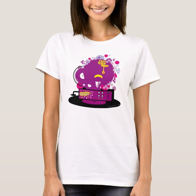 vynil älskare2 tee shirt (Framsida)